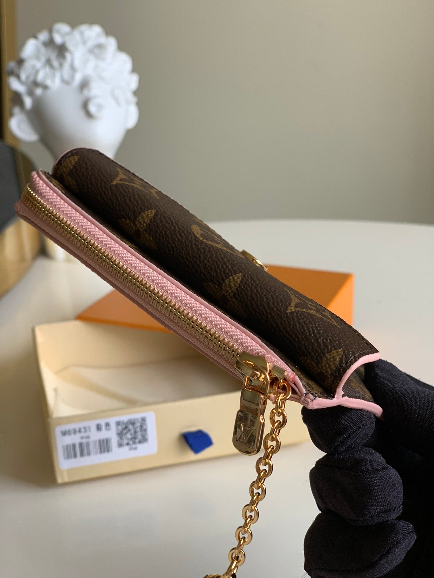 [TOP] Louis Vuitton LV LV Compact Key Wallet - Monogram