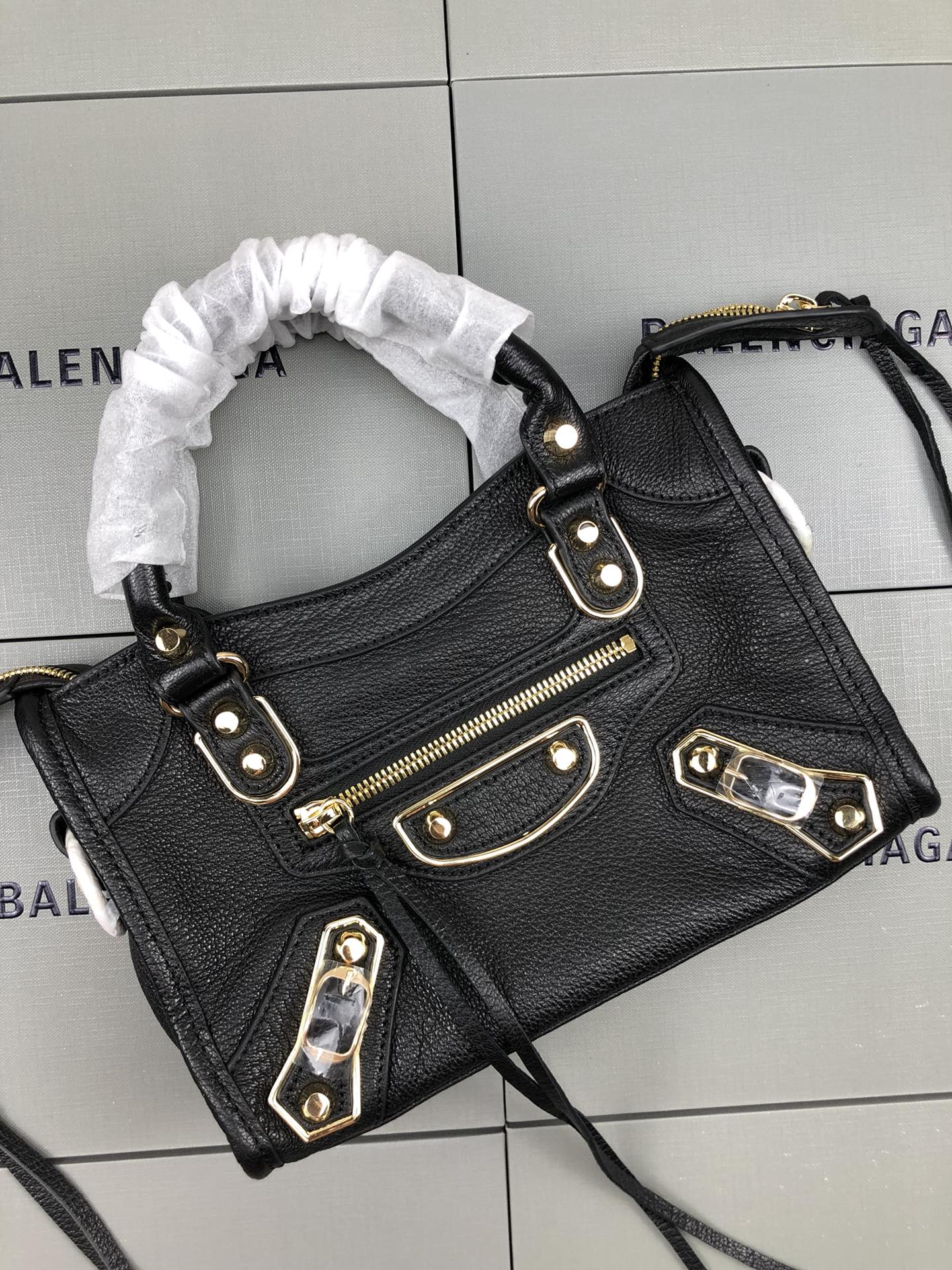 [TOP] BALENCIAGA Classic City Small Bag - Black