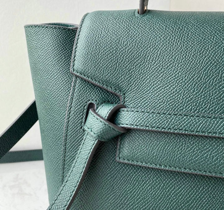 [TOP] CELINE Mini Belt Bag - Amazon Green