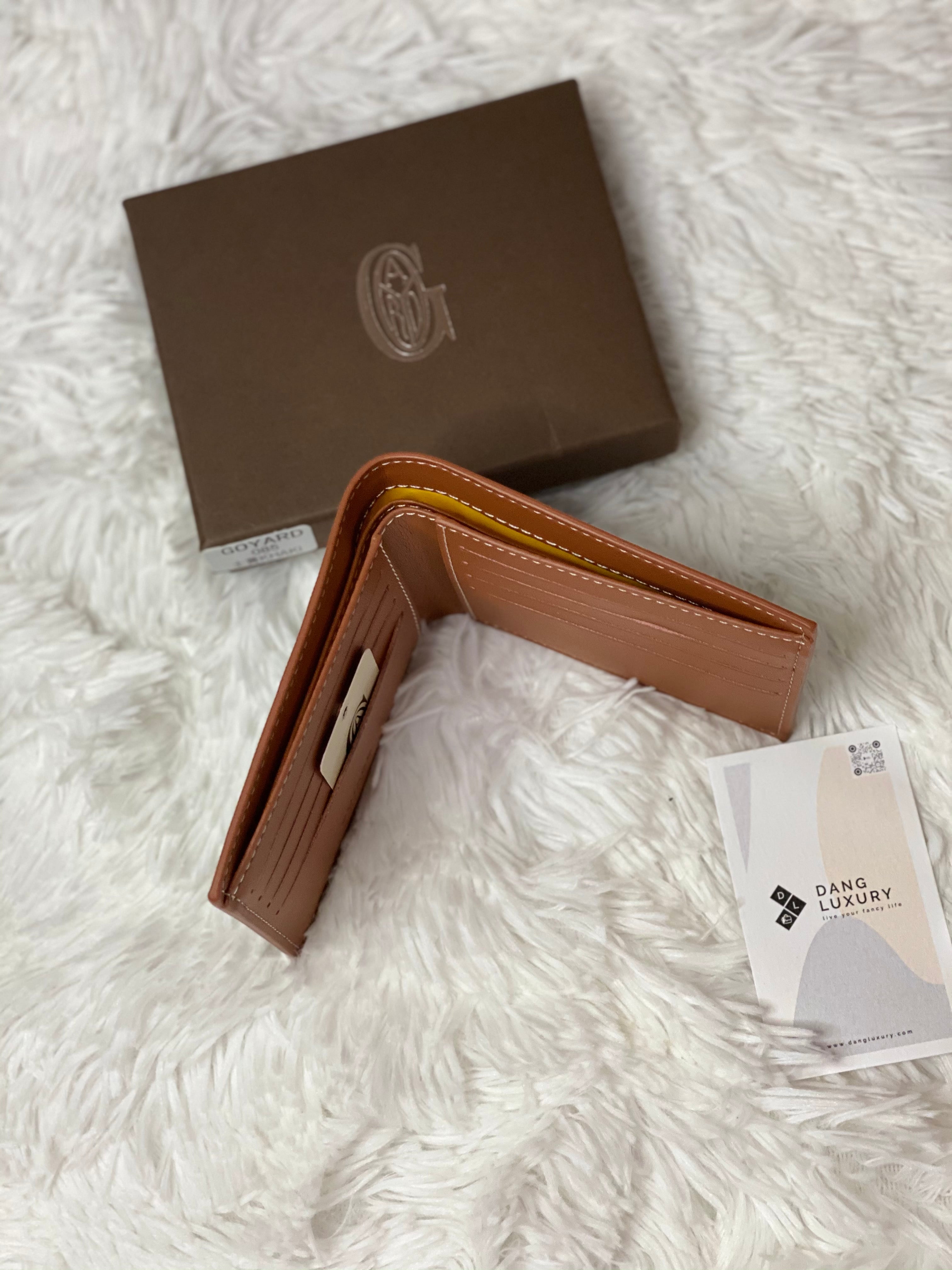 [TOP] Goyard Men Wallet - BROWN