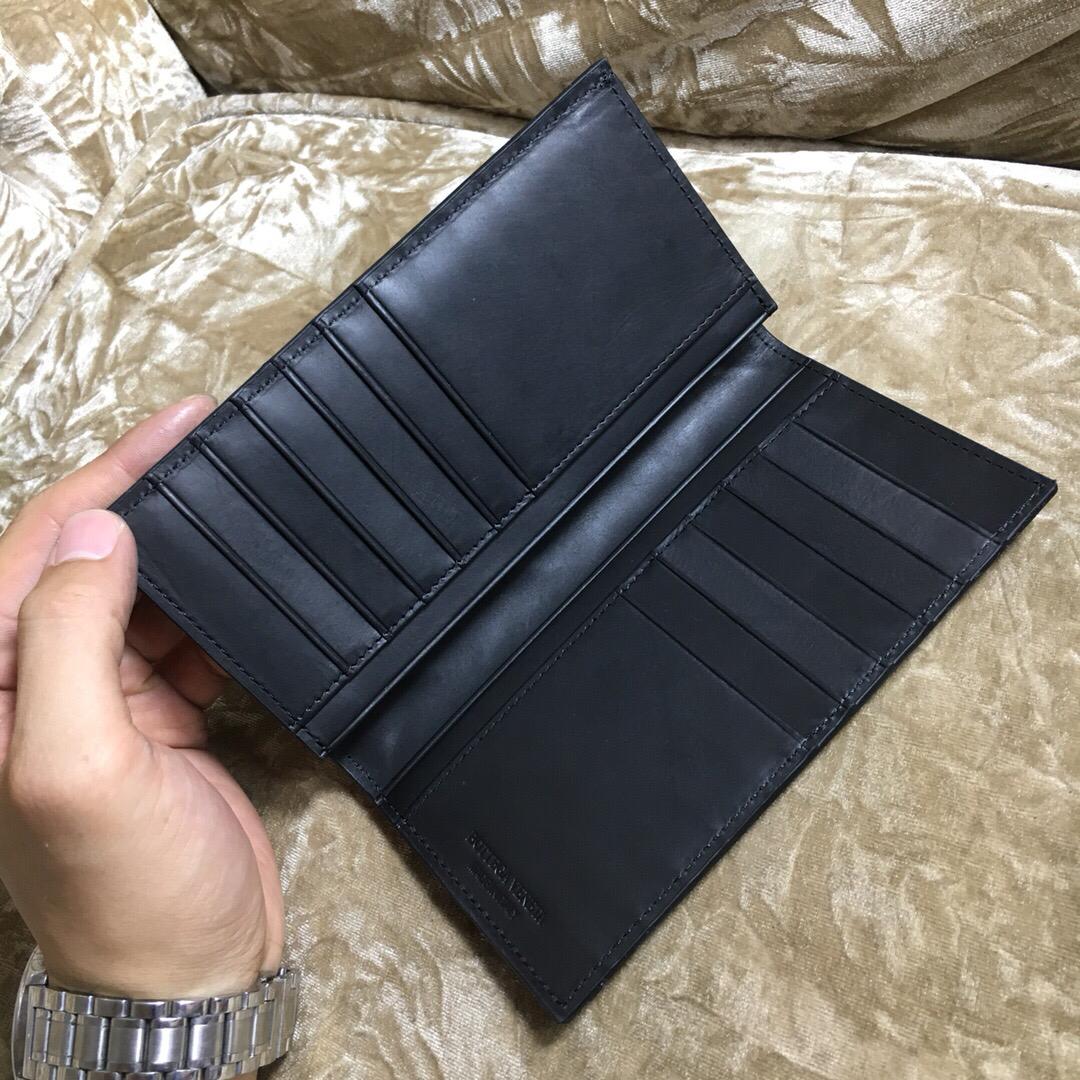 [TOP] Bottega Veneta BV BV Folding Slim Wallet - Black