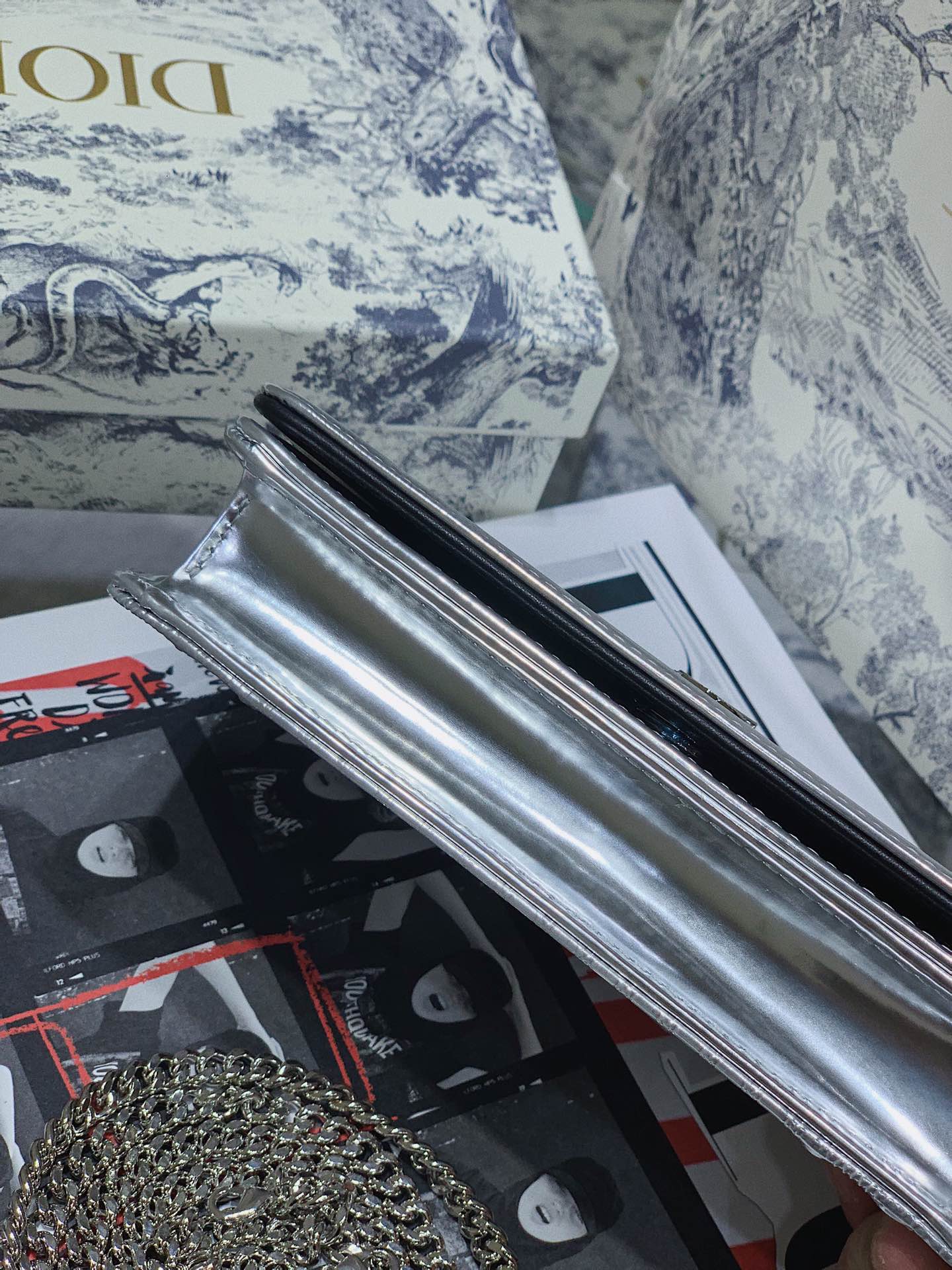 [TOP] Christian Dior D’Rama WOC - Silver