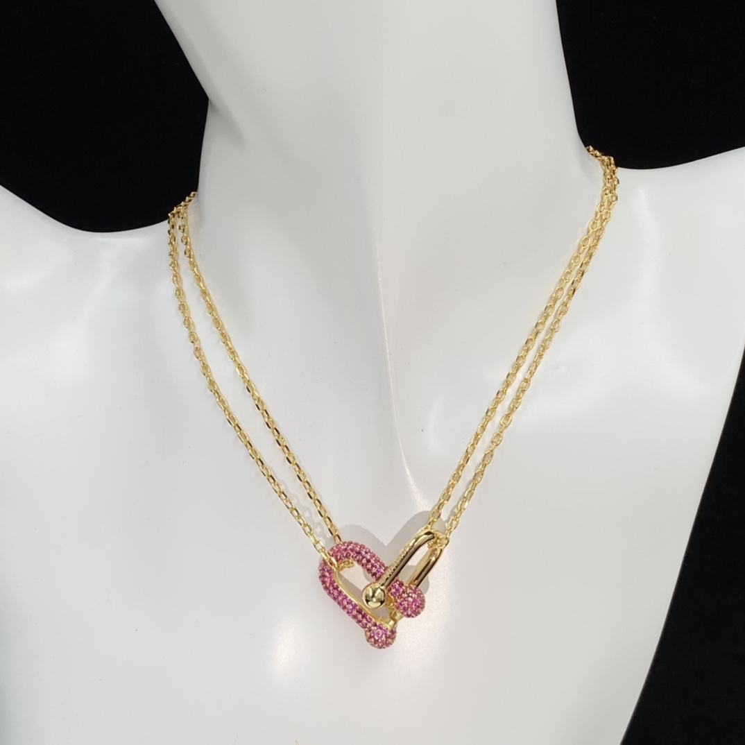 [TOP] Tiffany & Co. Lock Necklace