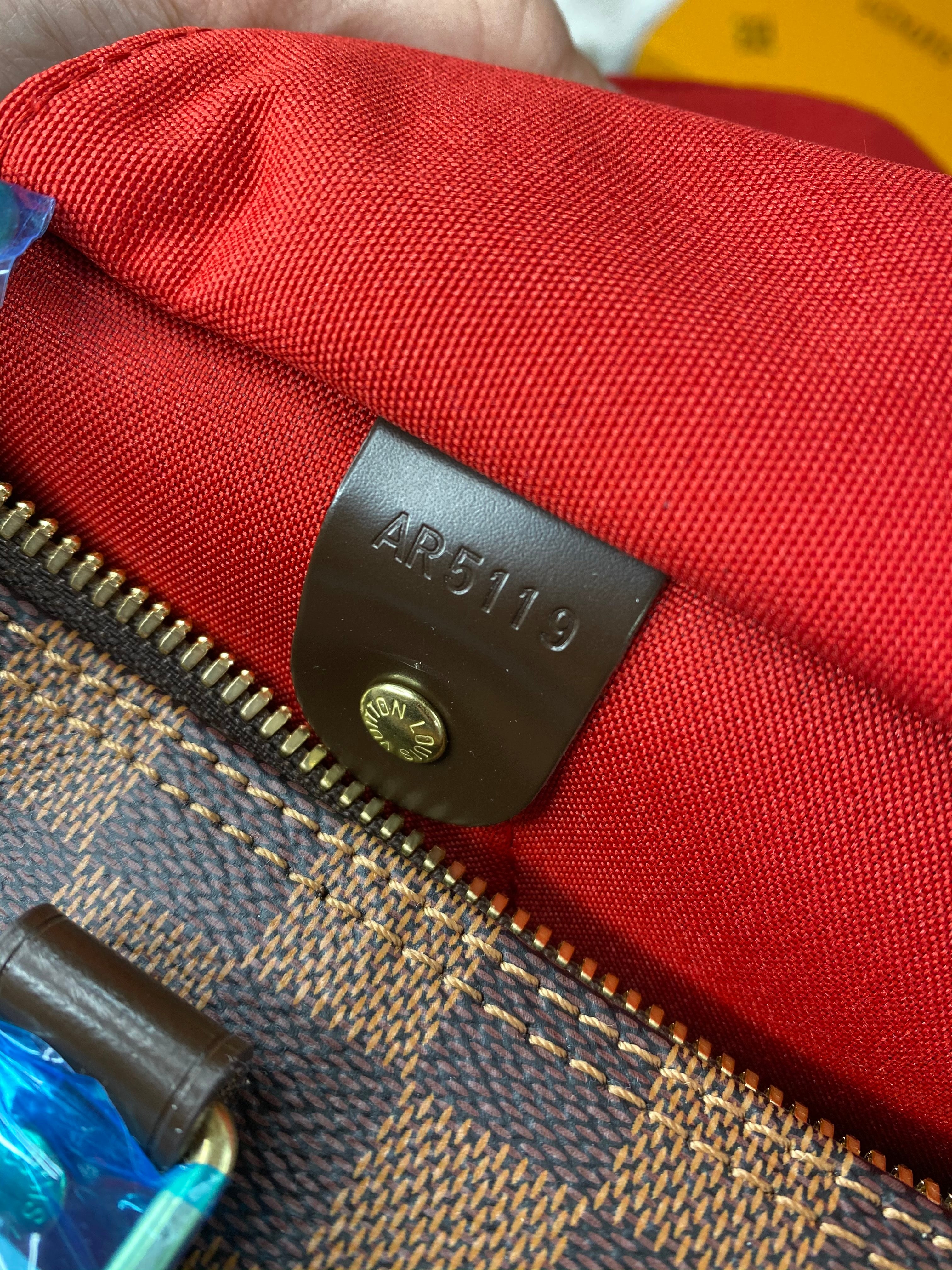 [TOP] Louis Vuitton LV  Speedy 30 Bag 30x21x17cm - Damier Ebene