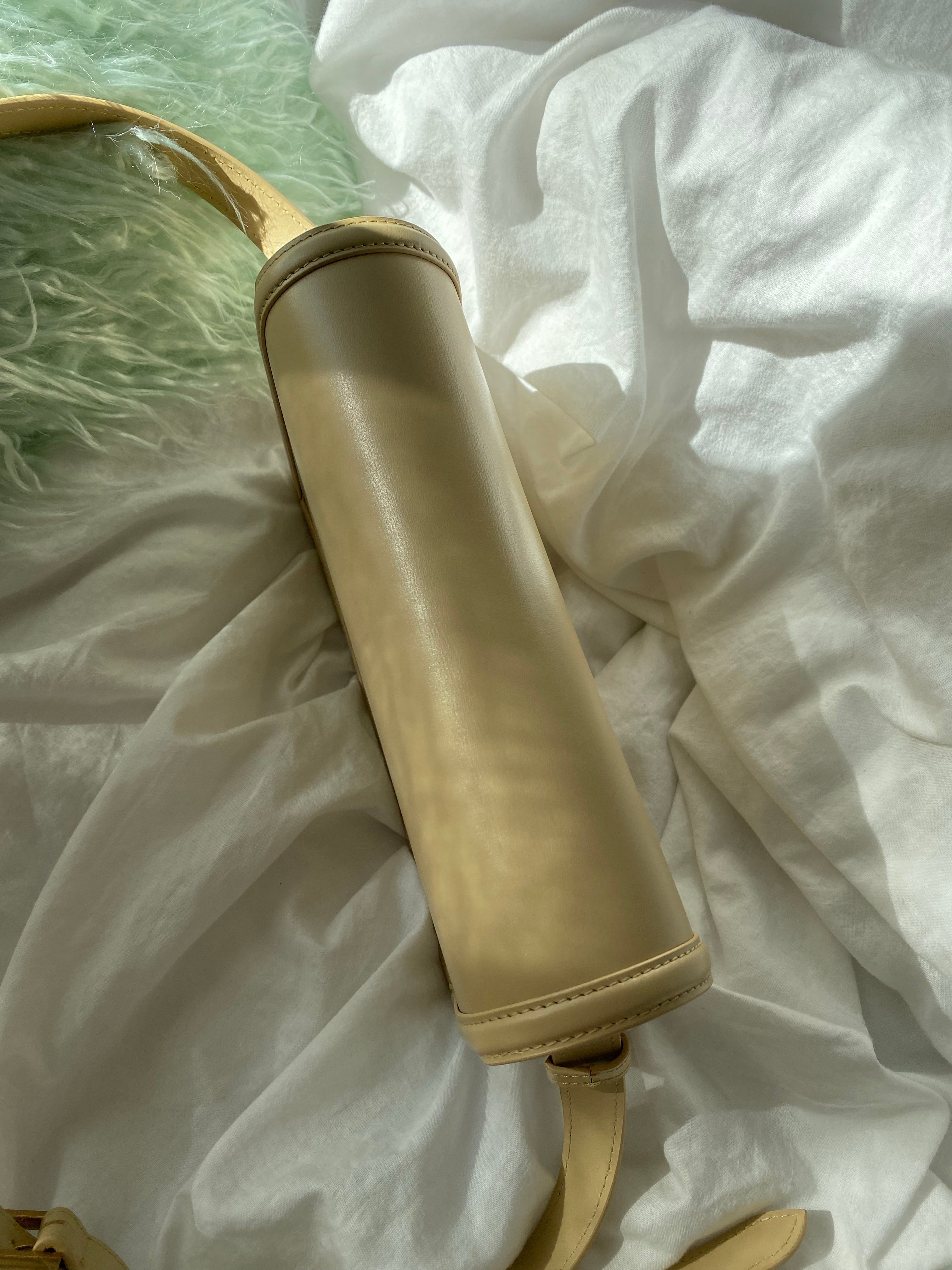 [TOP] Yves Saint Laurent YSL Solferino Medium Shoulder Bag - Beige