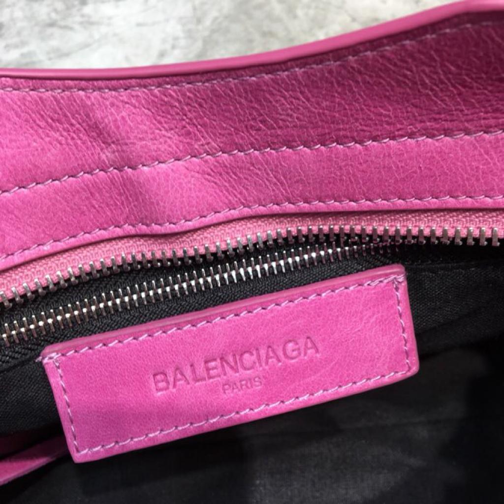 [TOP] BALENCIAGA Mini City Tote Bag Aged Calfskin - Pink