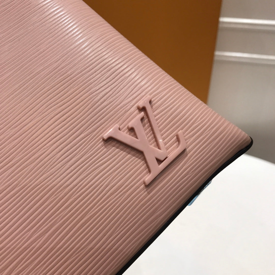 [TOP] Louis Vuitton LV L*V Epi Kleber PM Bag 31×20×11CM- Pink