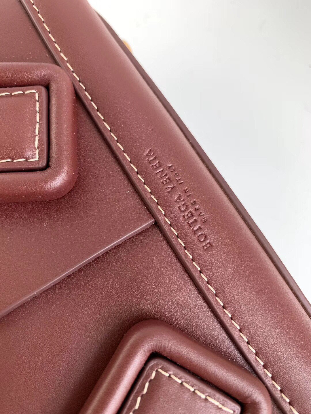 [TOP] Bottega Veneta BV Mini Arco 29 Leather Bag - Grape