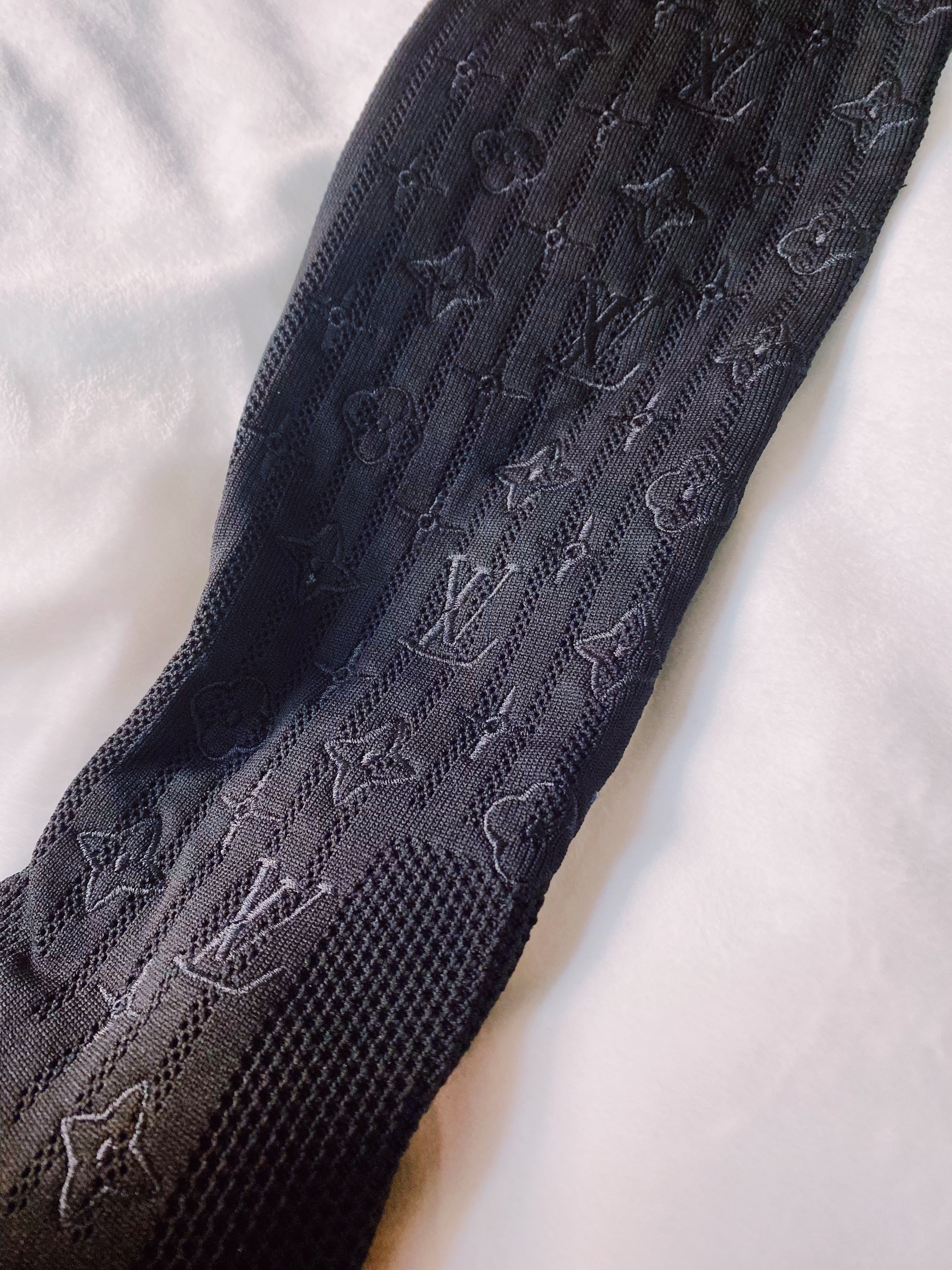 [TOP] Louis Vuitton LV LV Tight High Knitted Sock Boots