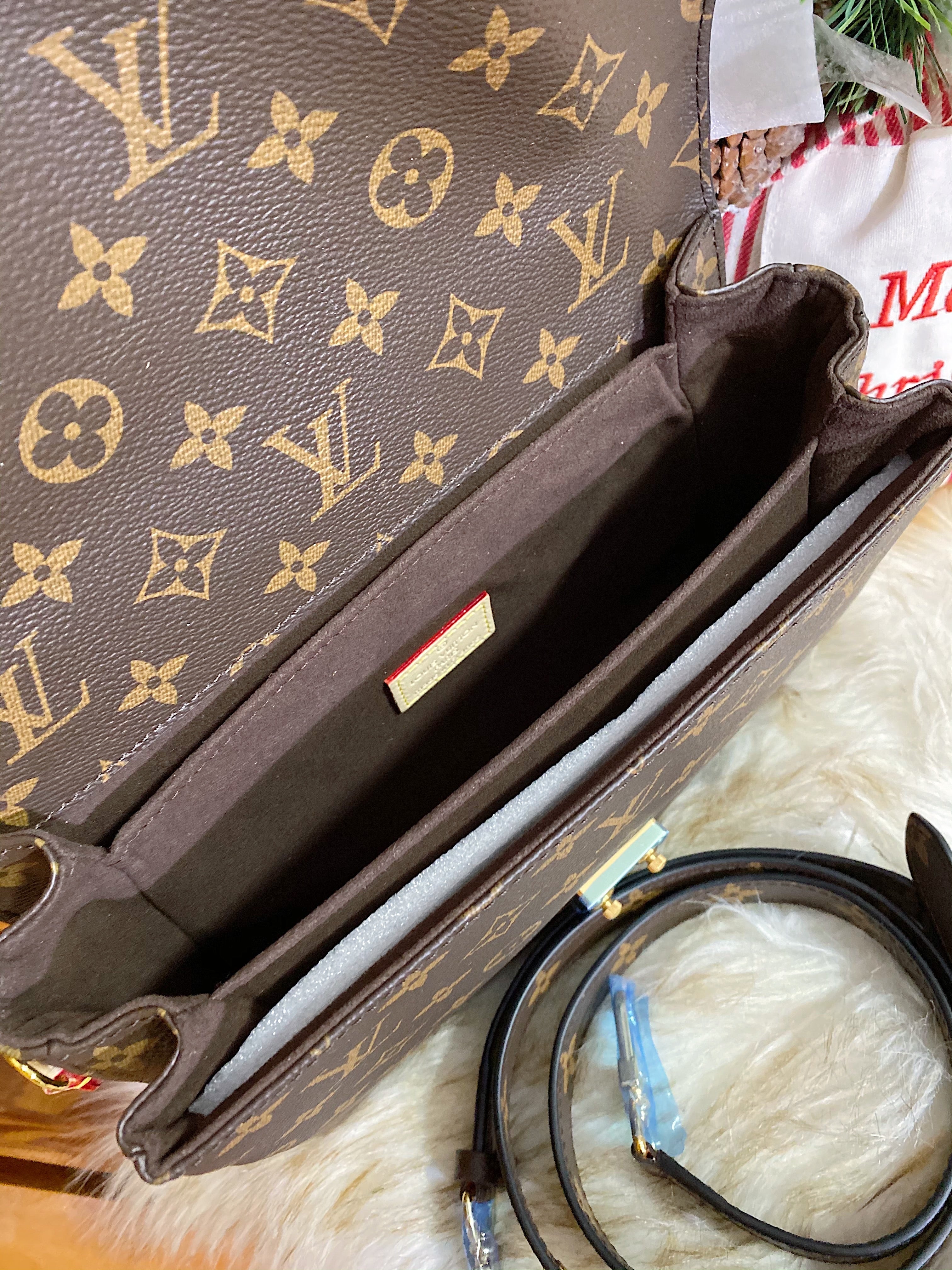 [TOP] Louis Vuitton LV Pochette Metis Bag 25X19X7cm-Brown