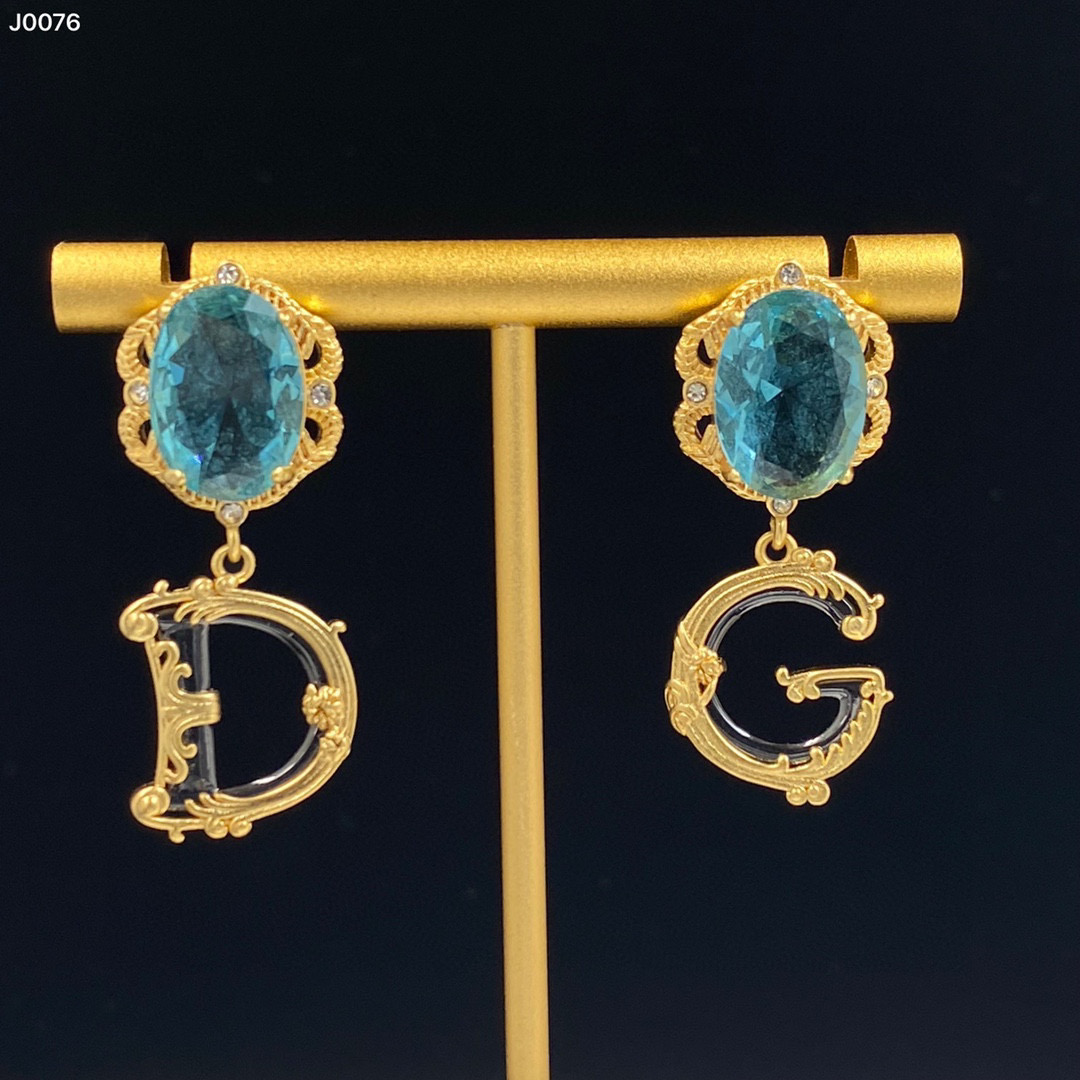 [TOP] Dolce & Gabbana D&G Sapphire dangle Earrings