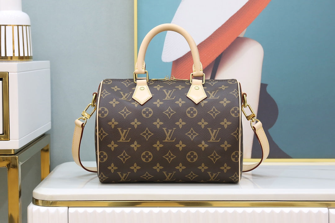 [TOP] Louis Vuitton LV L*V Speedy 25 Monogram Bag
