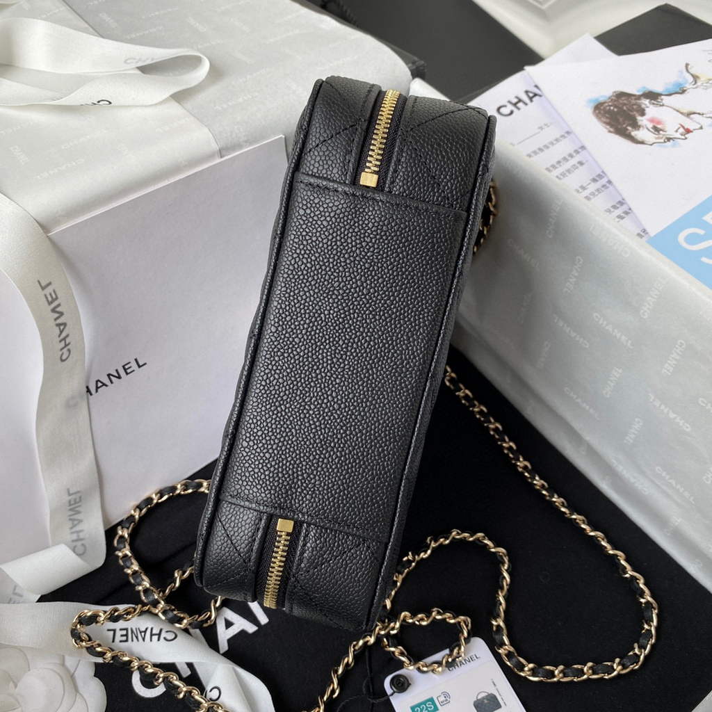 [TOP] CHANEL Vanity With Pull Out Mirror Small - Black