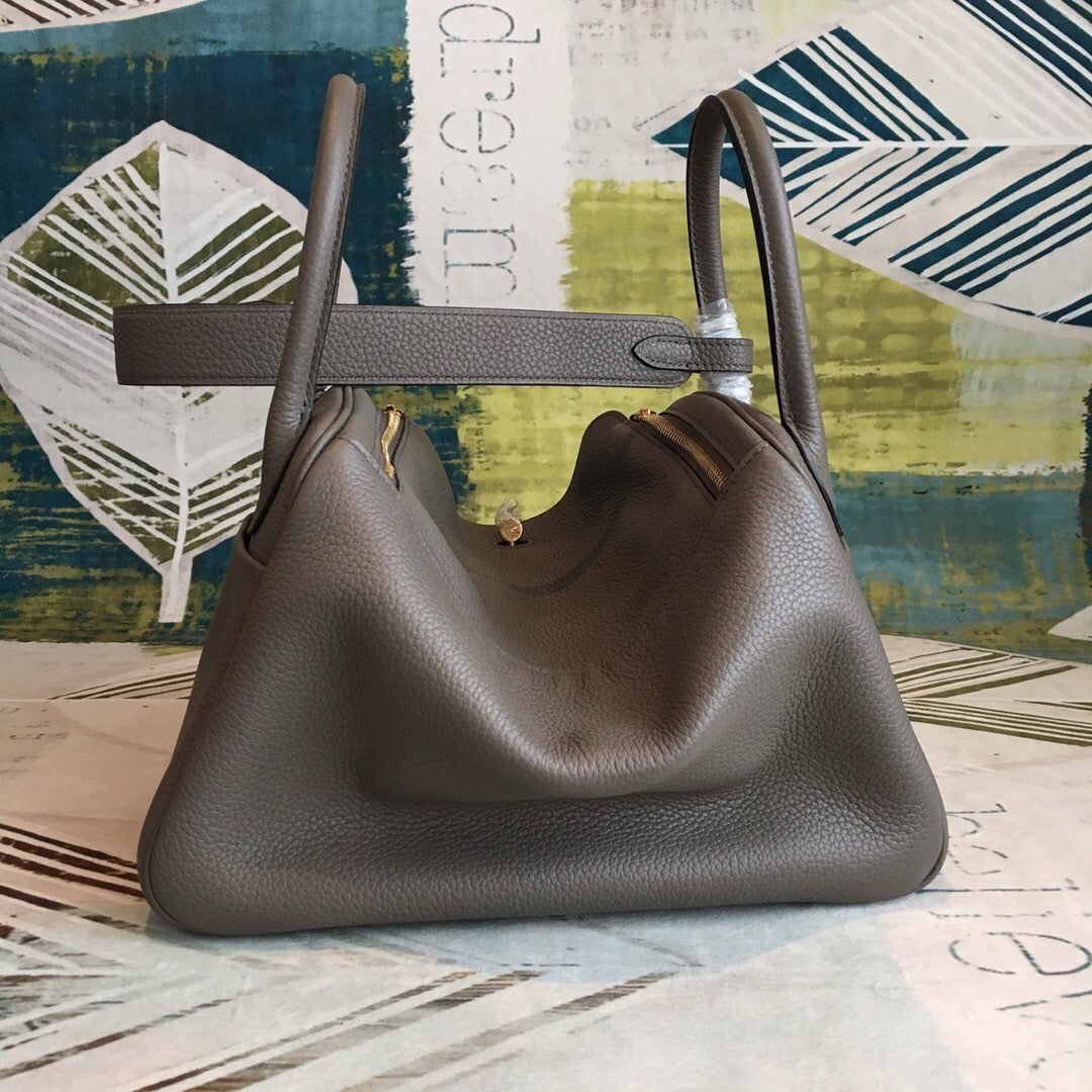 [TOP] HERMES Lindy 26cm - Dark Grey