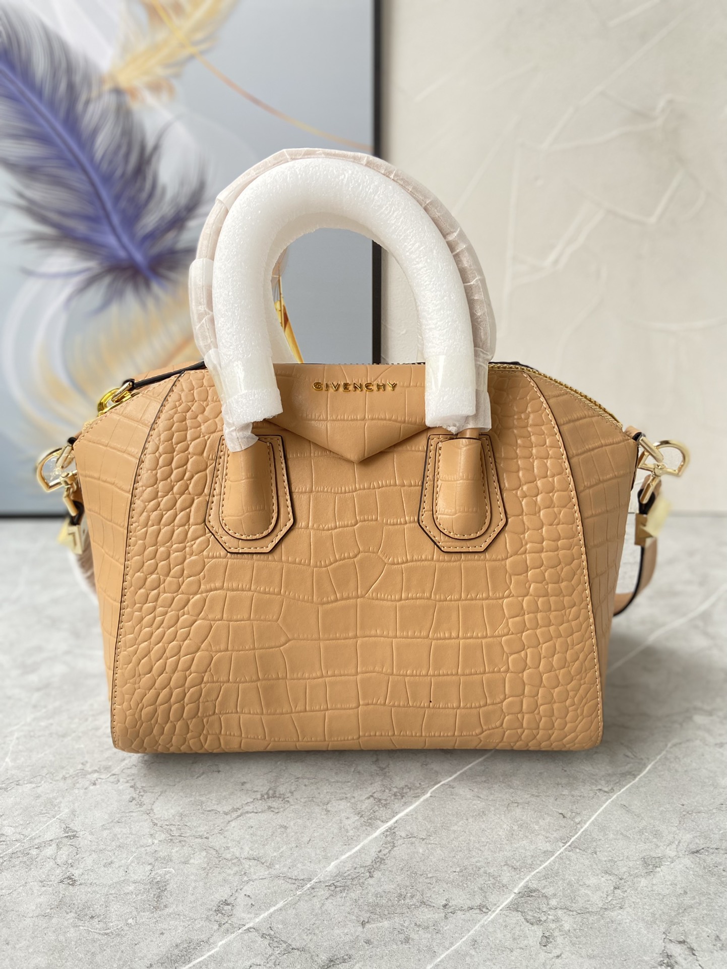[TOP] GIVENCHY Antigona Crocodile Handbag 28*23*17cm/33*28*19cm - 3 Colour