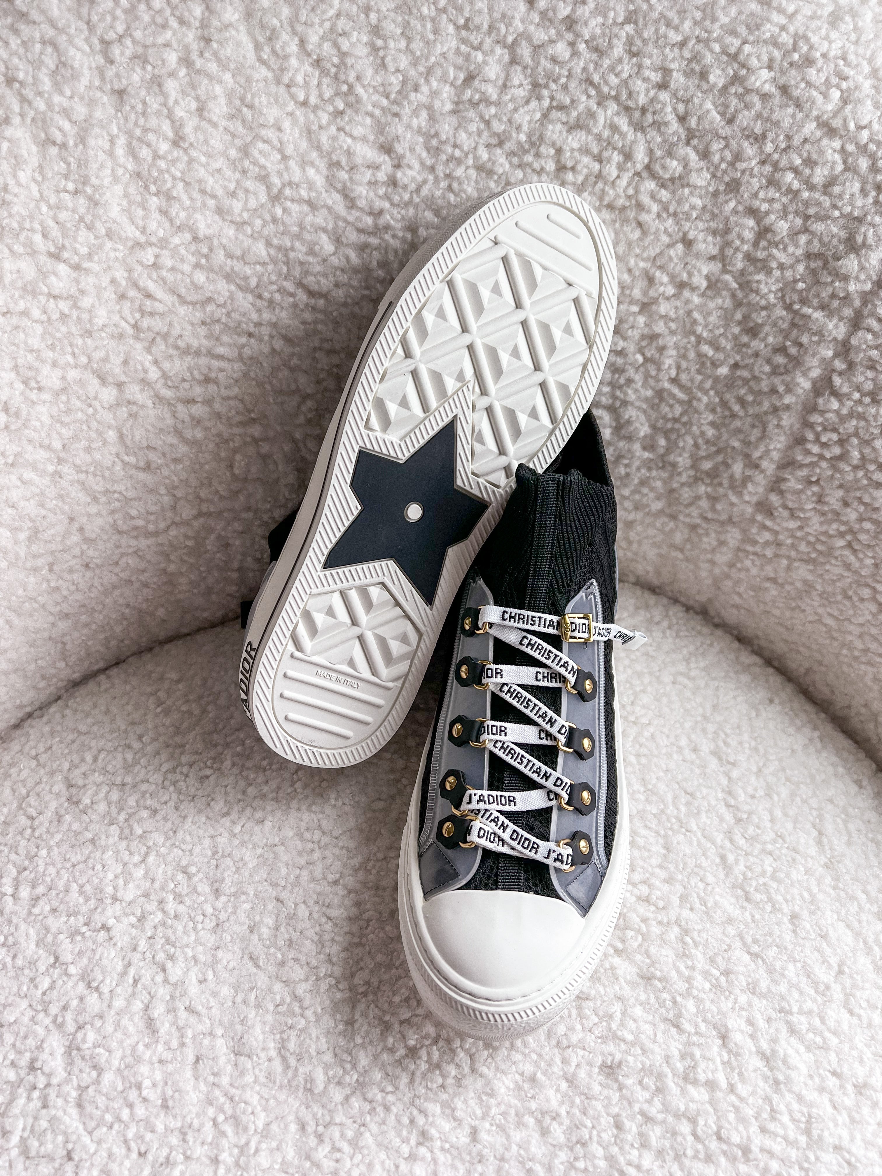 [TOP] Christian Dior Walk’n’Sneaker Cannage Technical Mesh - Black