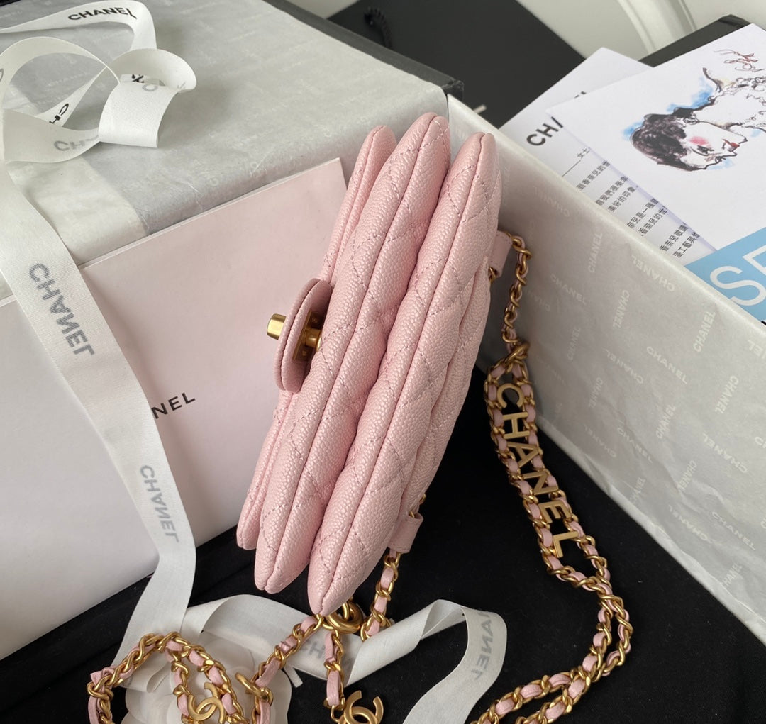 [TOP] CHANEL Waist Bag SS22 - Pink