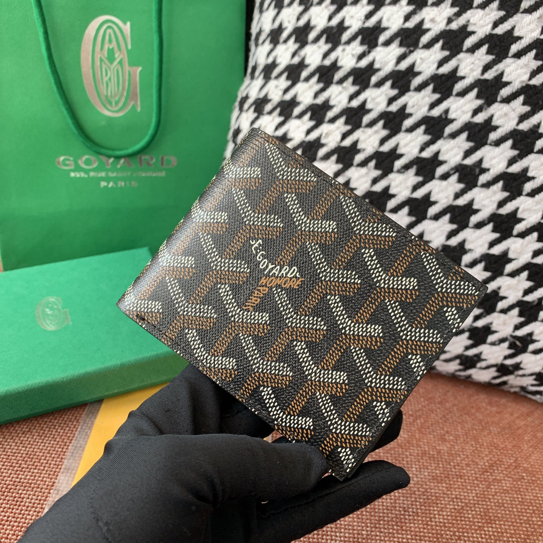 [TOP] Goyard Folding Wallet - Black