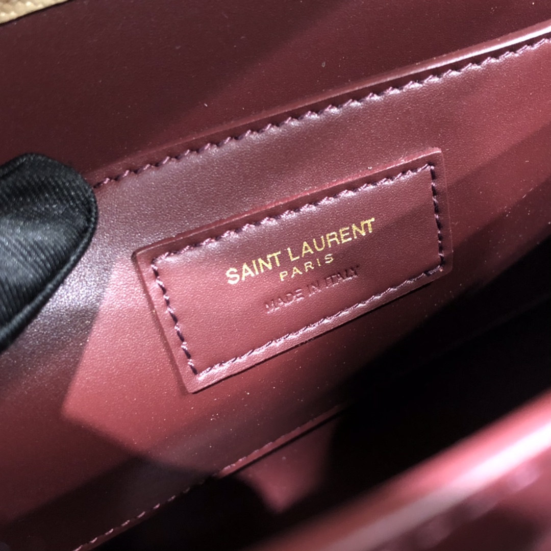 [TOP] Yves Saint Laurent YSL Cassandra Top Handle Bag - GHW