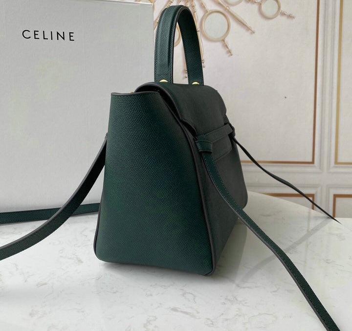 [TOP] CELINE Mini Belt Bag - Amazon Green