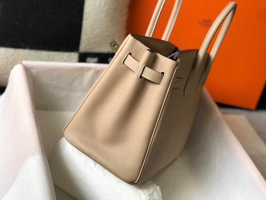 [TOP] HERMES Birkin Togo 30cm - Beige