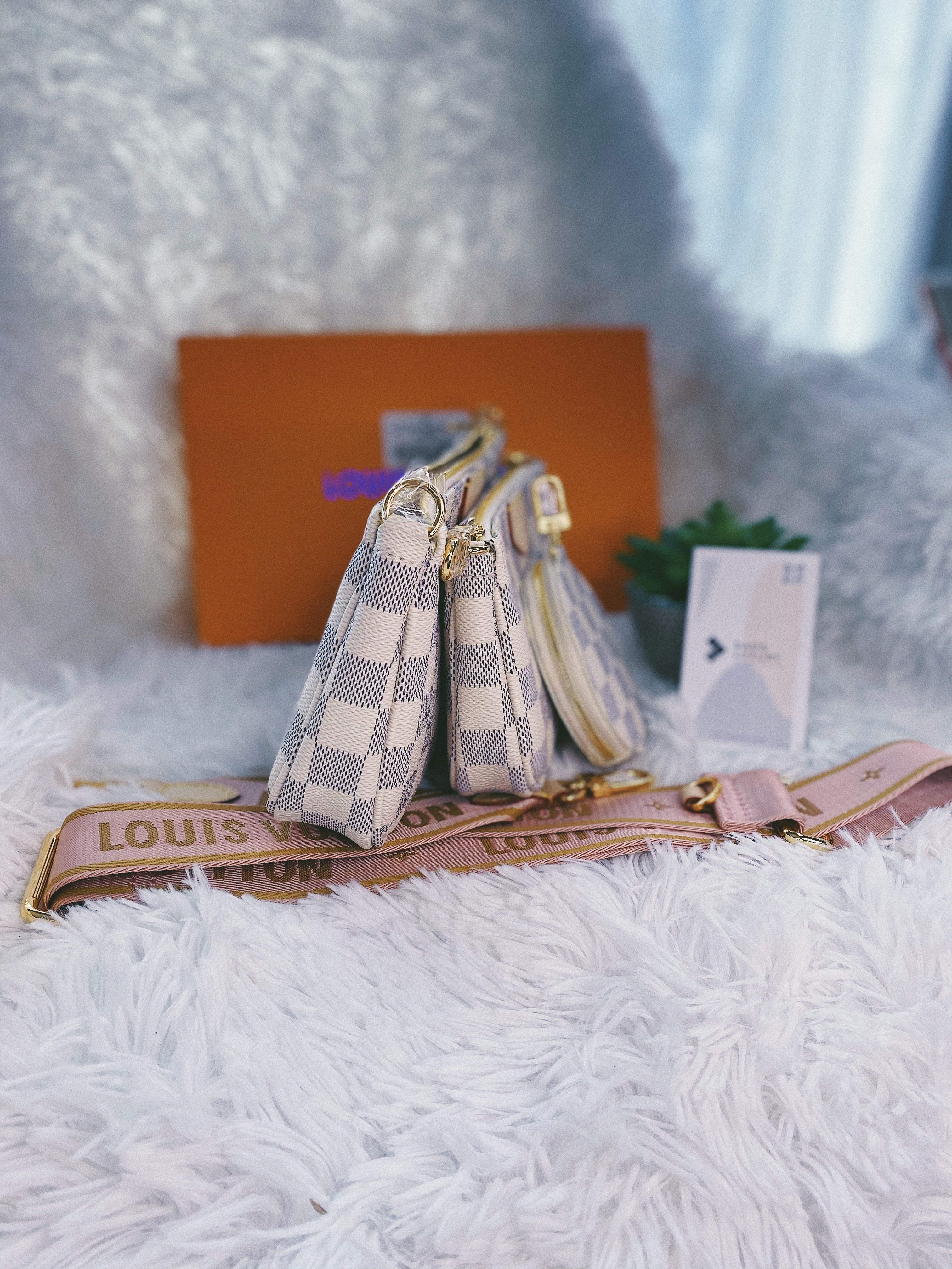 [TOP] Louis Vuitton LV [TOP] LV Multi-Pochette Damier Azur