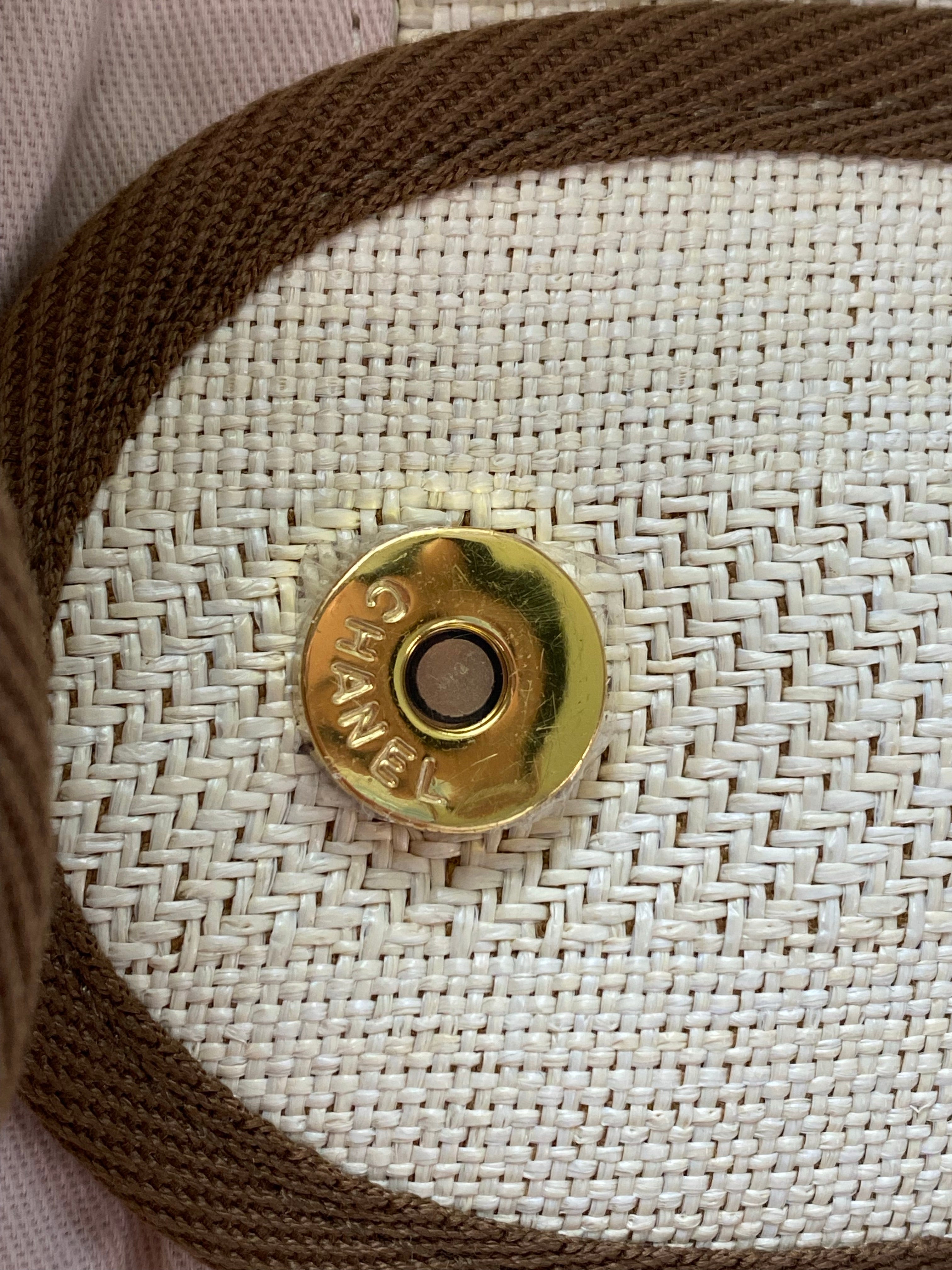 [TOP] CHANEL Small Deauville Shopping Bag 35cm - Brown Beige