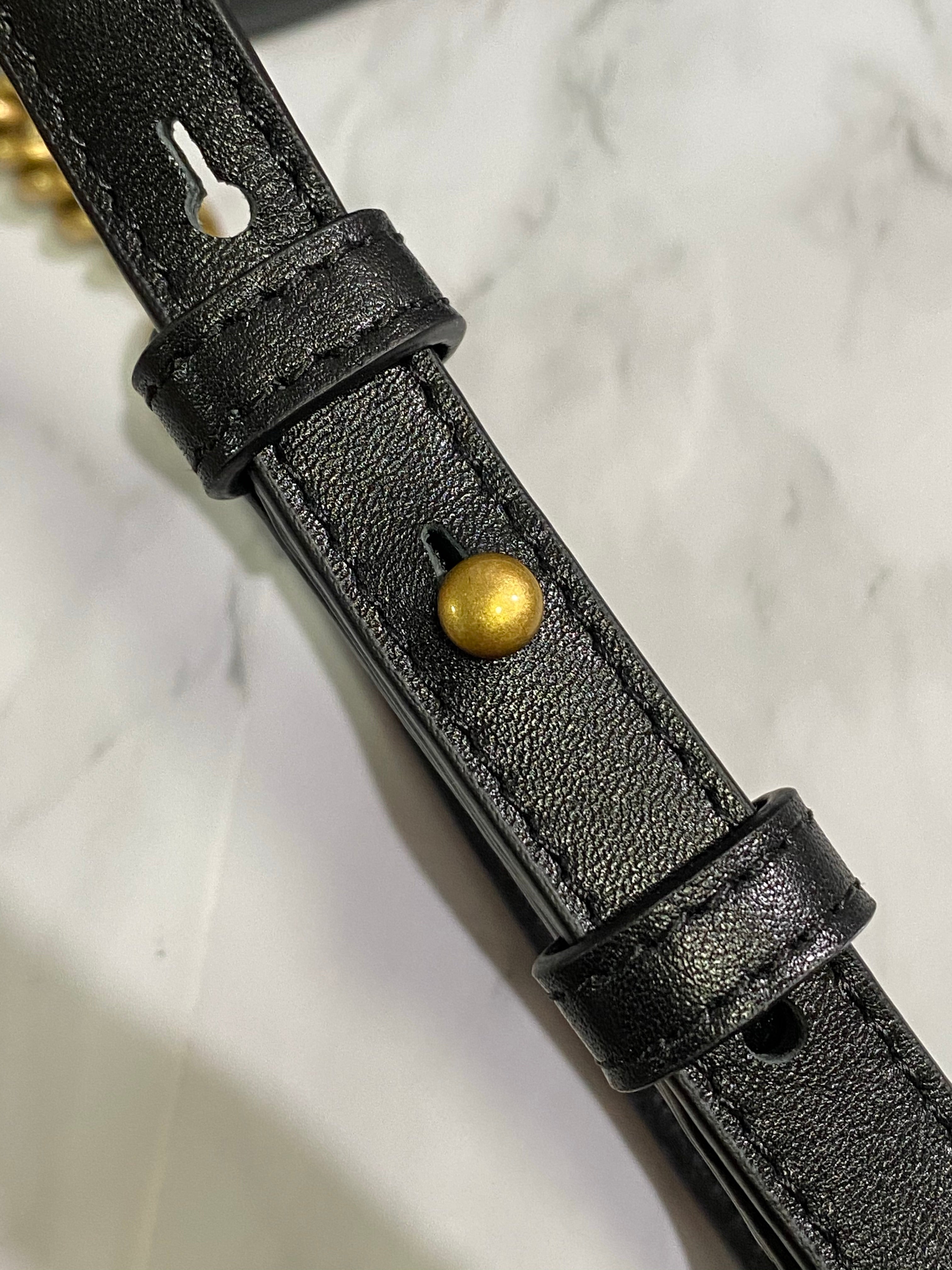 [TOP] GUCCI GG Marmont Bag Matelasse Small 26*15*7 - Black