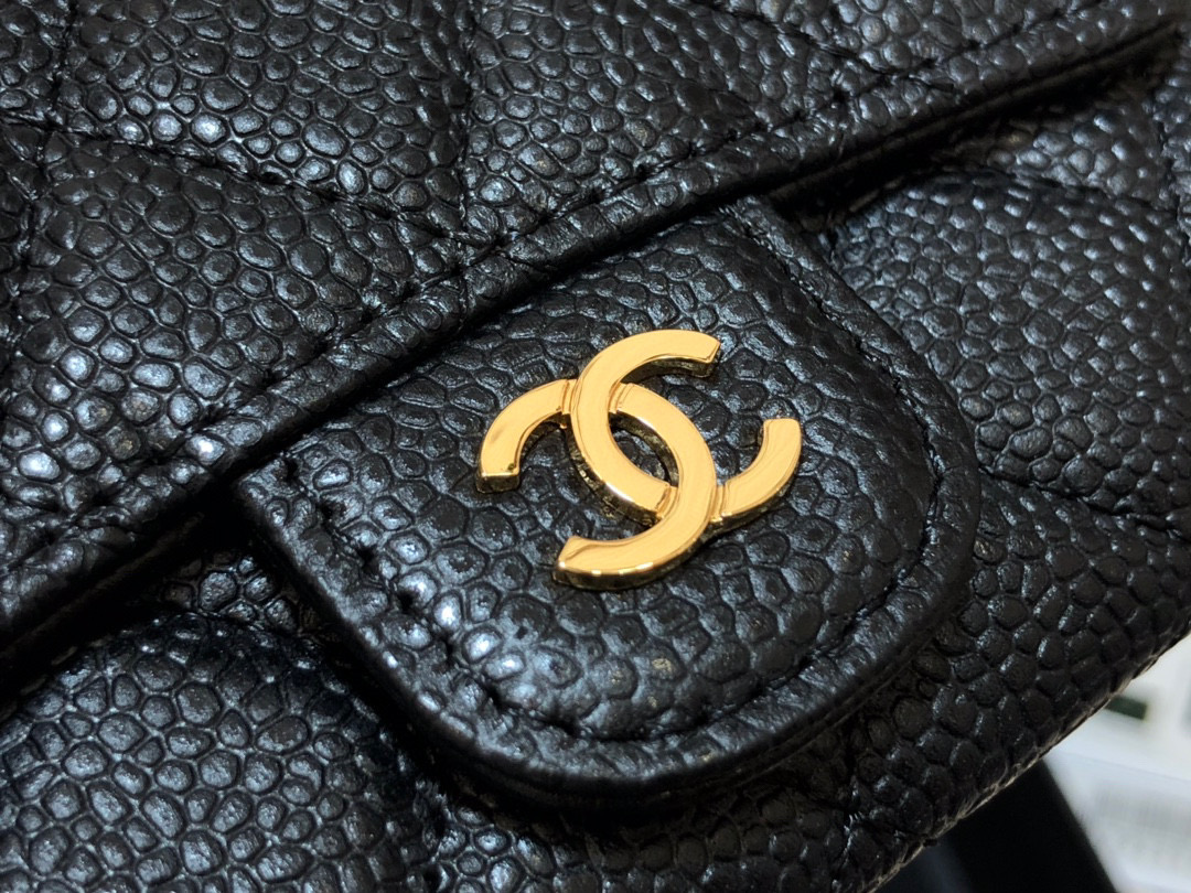 [TOP]CHANEL Classic Flap Cardholder Black 11x7cm - 4 Types