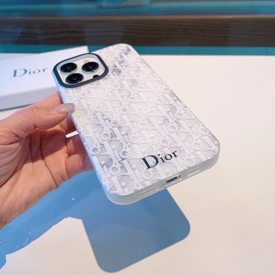 [TOP] Christian Dior Iphone case - White