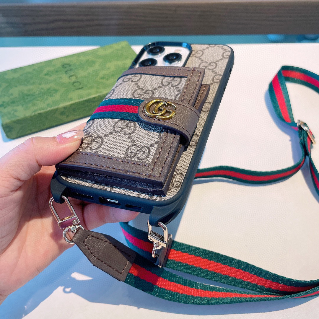 [TOP] GUCCI Phonecase with Cardholder