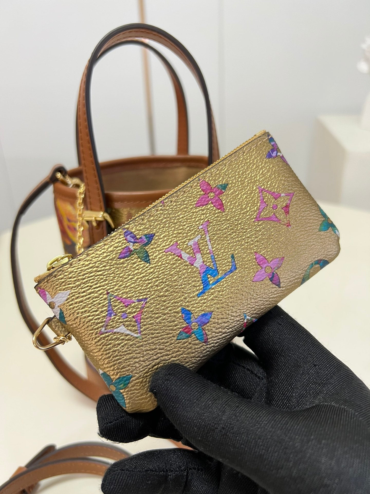 [TOP] Louis Vuitton LV L*V Nano Bucket Autres Toiles Monogram