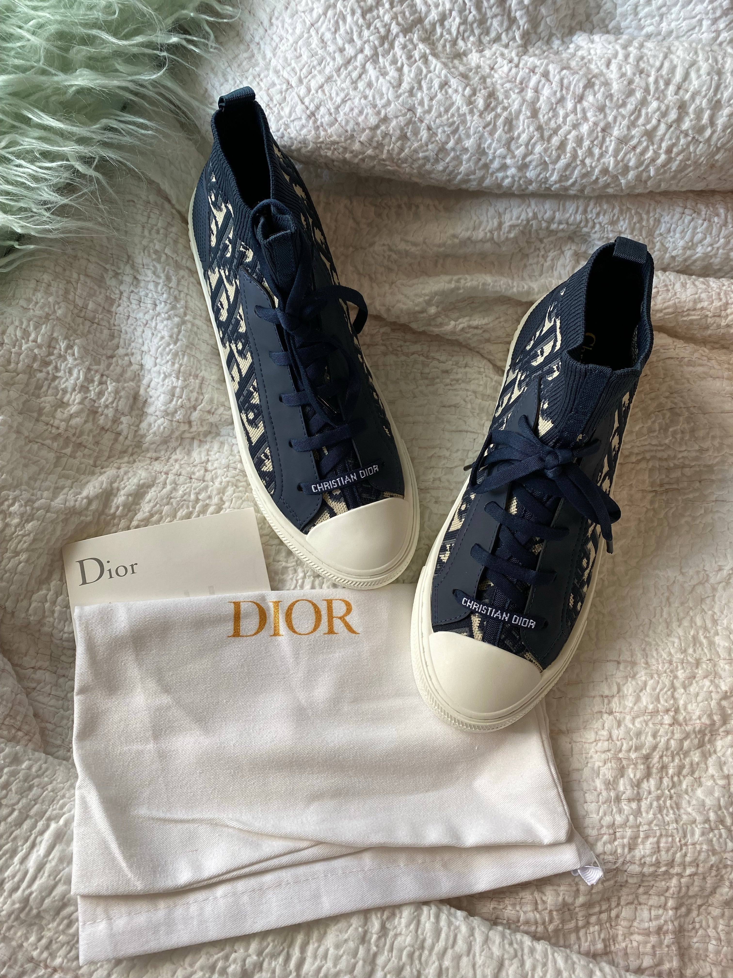 [TOP] Christian Dior Walk’n’  Mid Top Sneakers