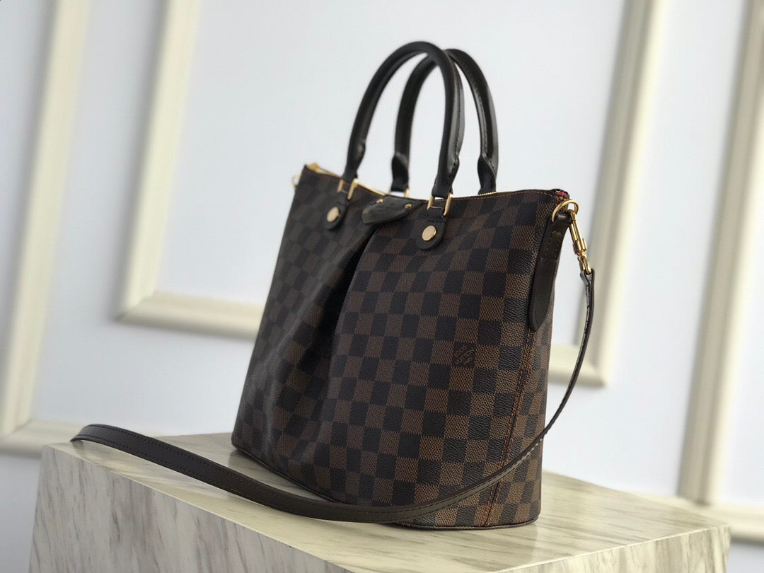[TOP] Louis Vuitton LV  Siena MM 2WAY Shoulder Handbag  34 x 23 x 14 cm-Brown