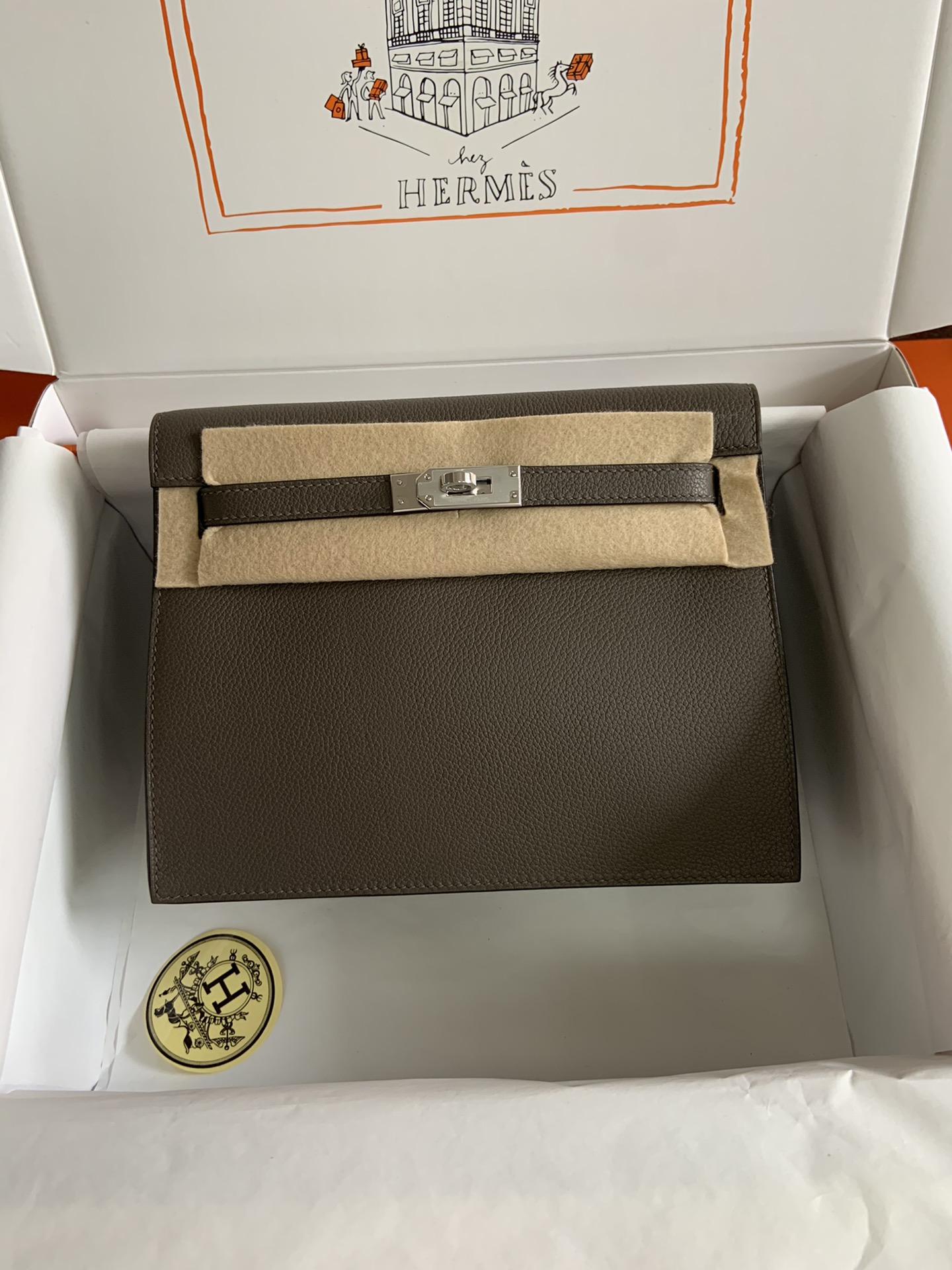 [Top] HERMES Kelly danse II  Calfskin 22cm - 20 Colors