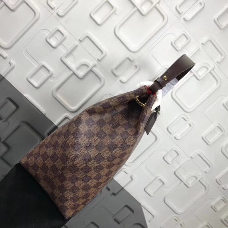 [TOP] Louis Vuitton LV  Graceful MM Bag 41x35x14cm - Damier Ebene