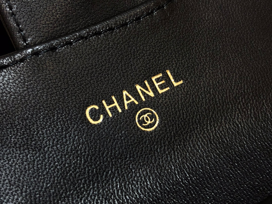 [TOP]CHANEL Classic Flap Cardholder Black 11x7cm - 4 Types