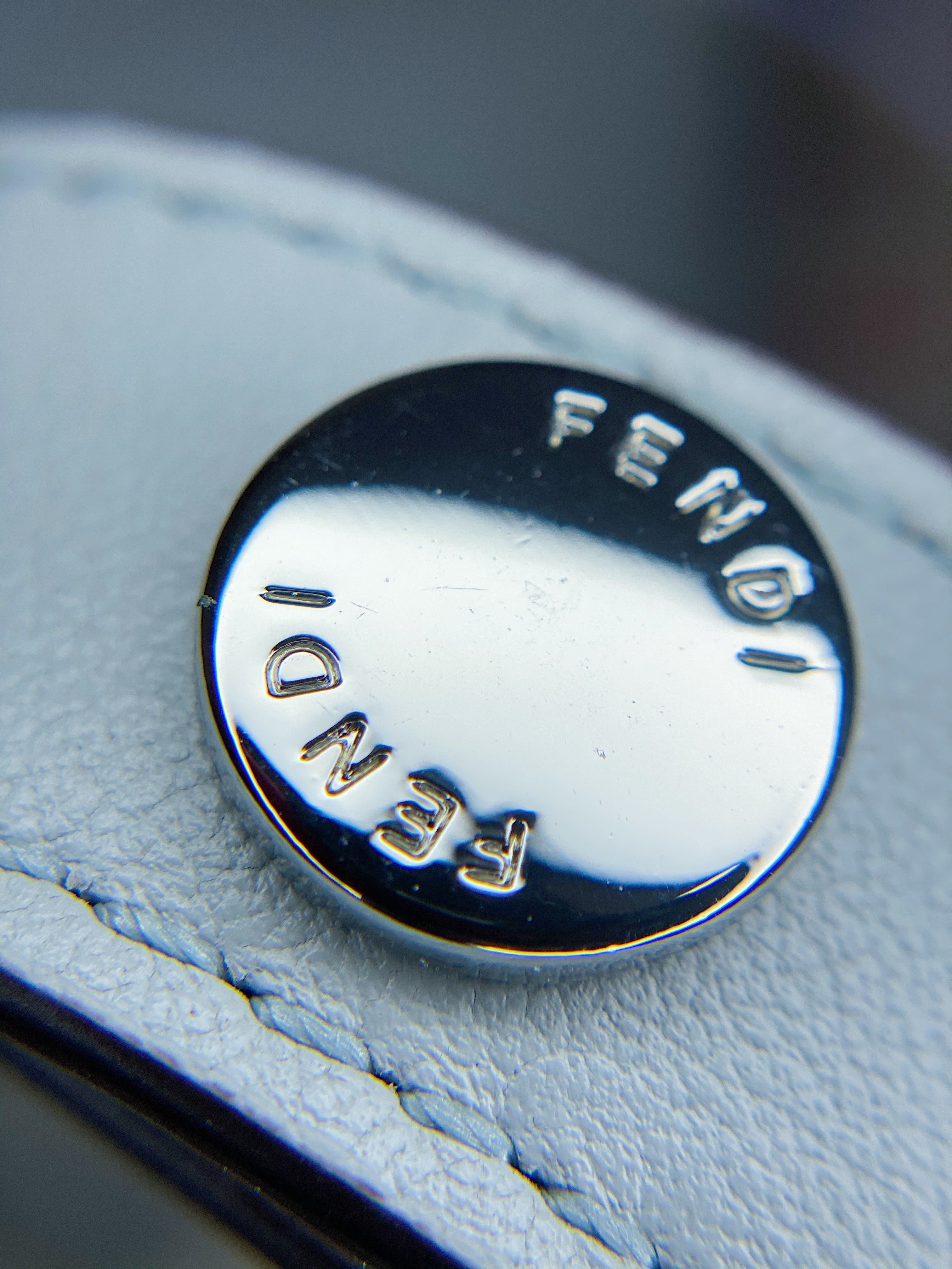 [TOP] FENDI By The Way Studded Leather Shoulder Bag