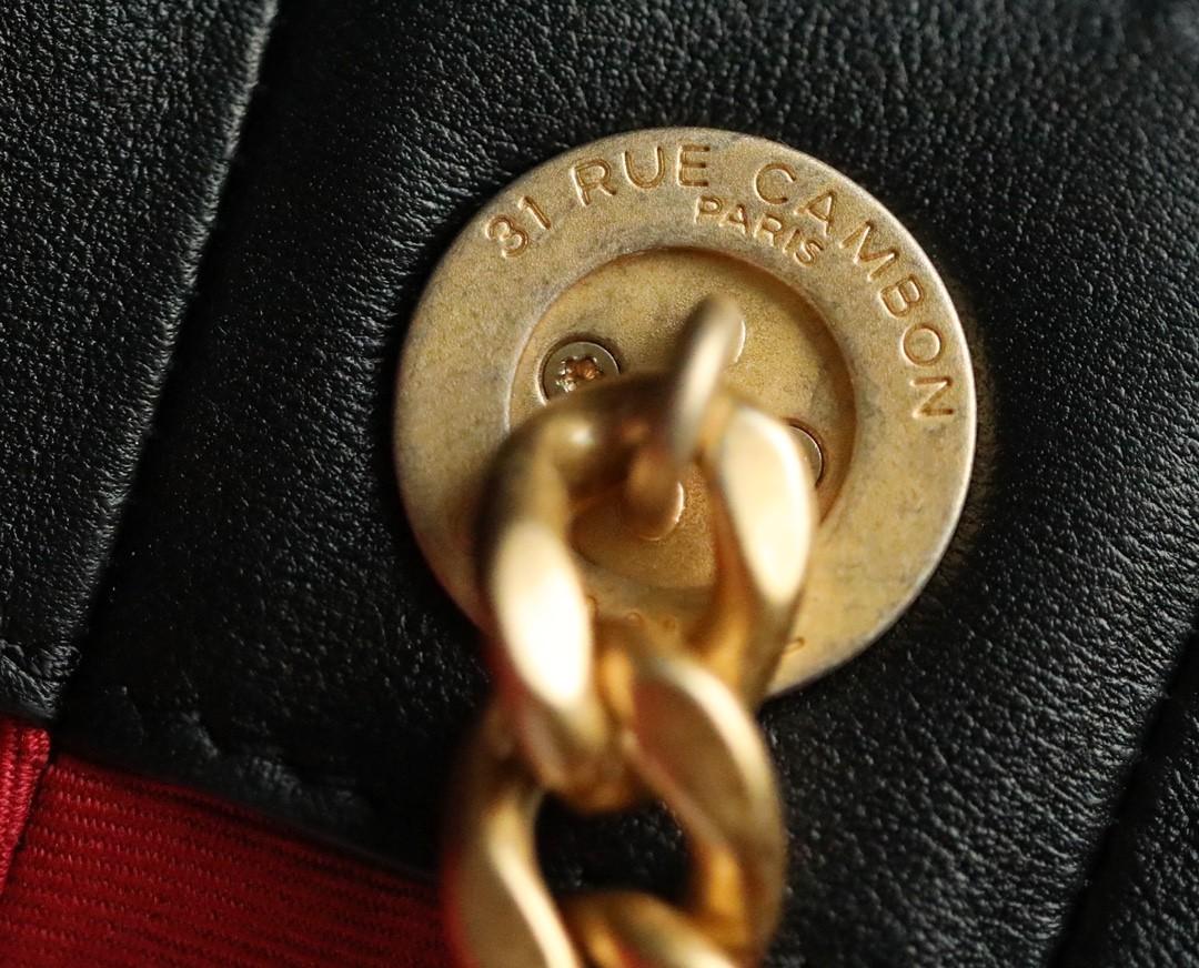 [TOP] CHANEL Hobo Quilted Bag 28CM - Black