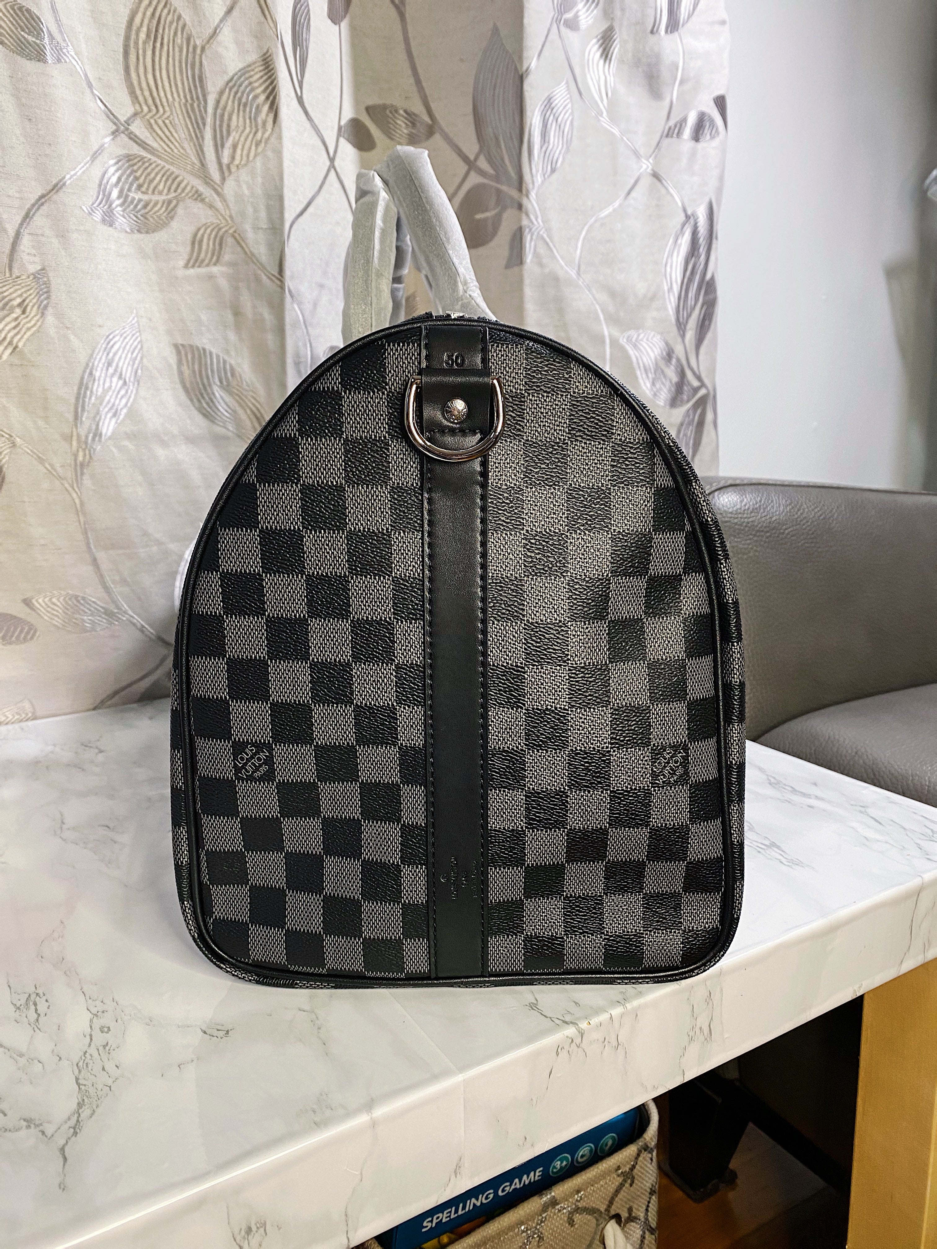 [TOP] Louis Vuitton LV Duffle Travel Bag Keepall Bag 50cm-Black