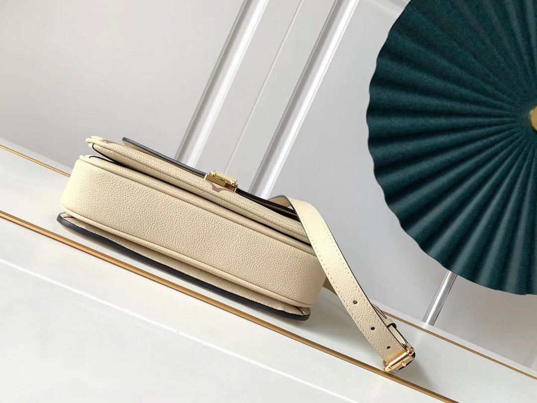 [TOP] Louis Vuitton LV Metis Giant Monogram Empreinte 2 Tones 25X19X7cm- White