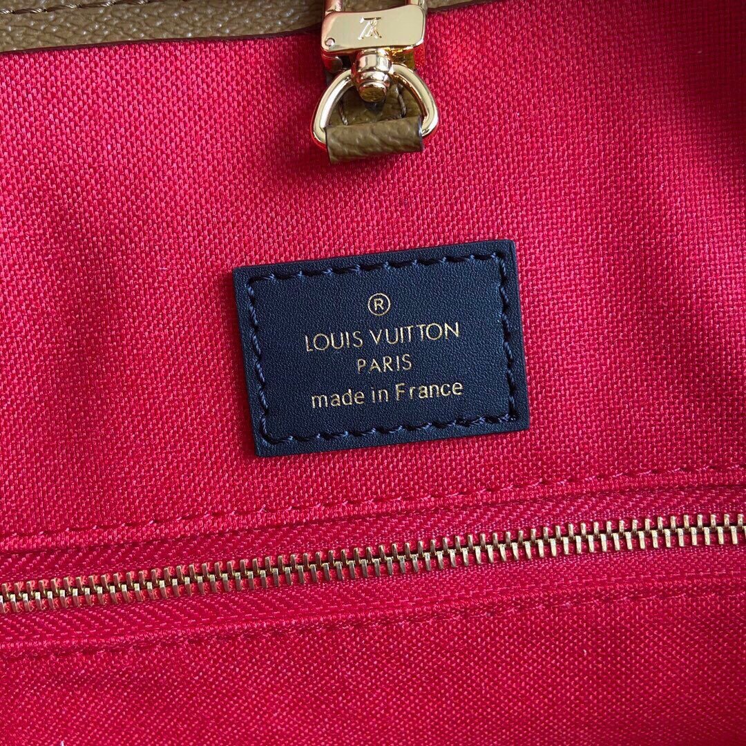 [TOP] Louis Vuitton LV On The Go Reverse Monogram Large Tote 41*34*19cm-Brown