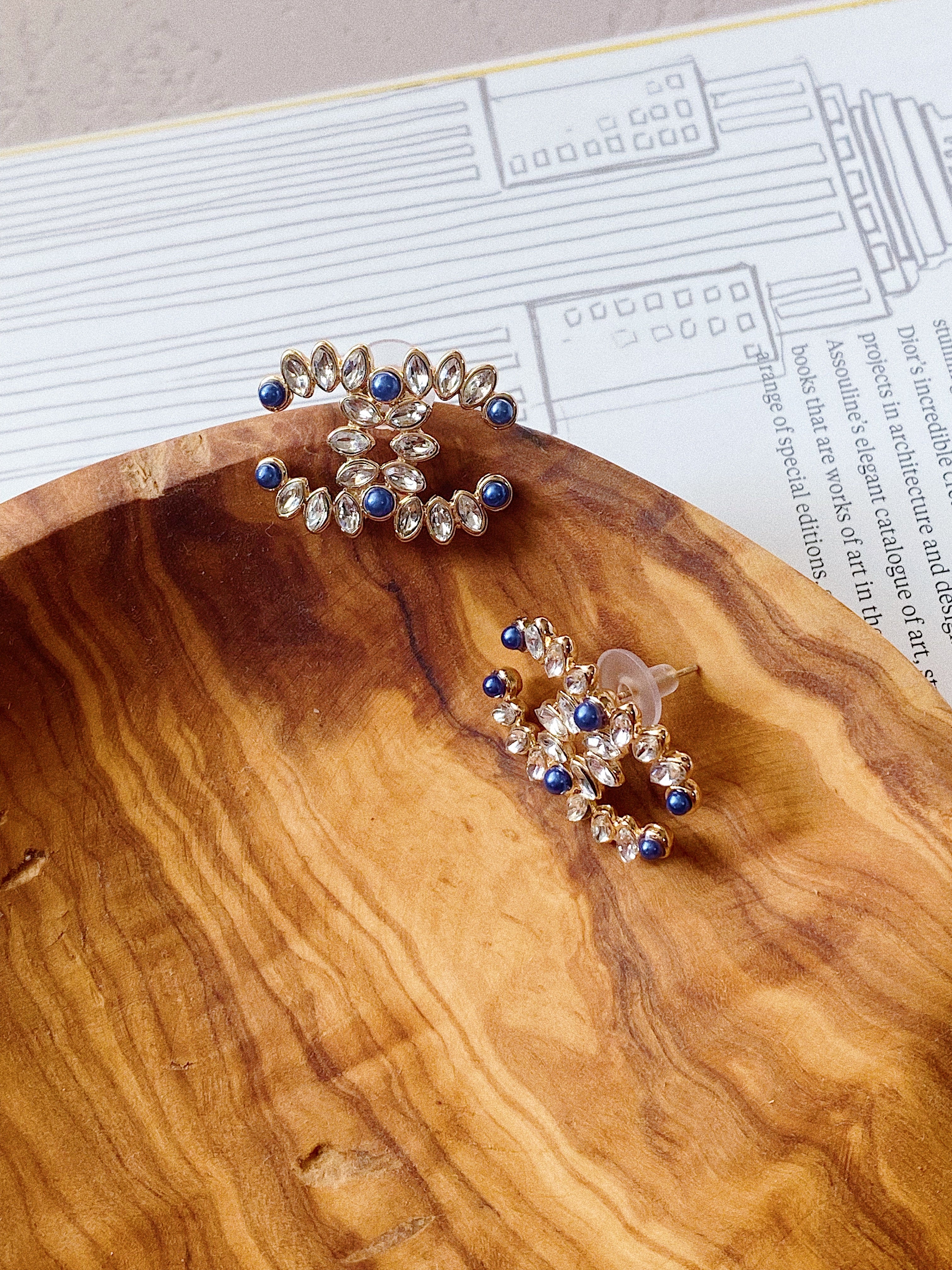 [TOP] CHANEL Stud Earrings