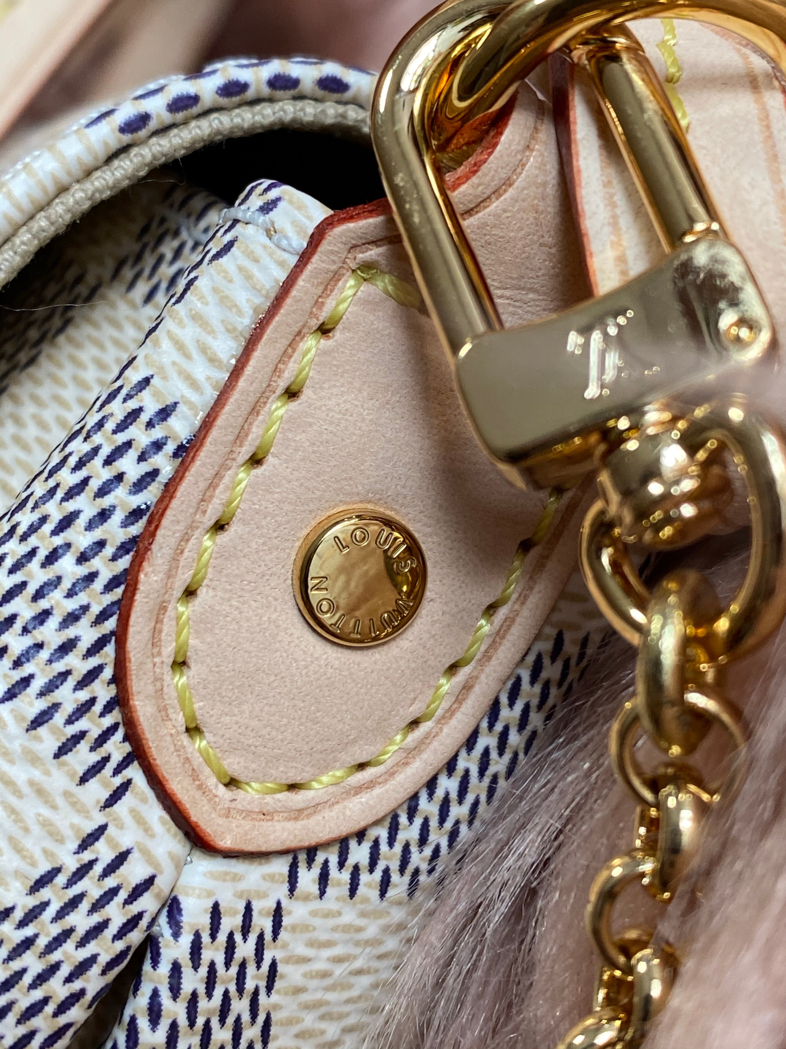 [TOP] Louis Vuitton LV  Favorite Bag MM 24x15.5x4.5cm- Damier Azur