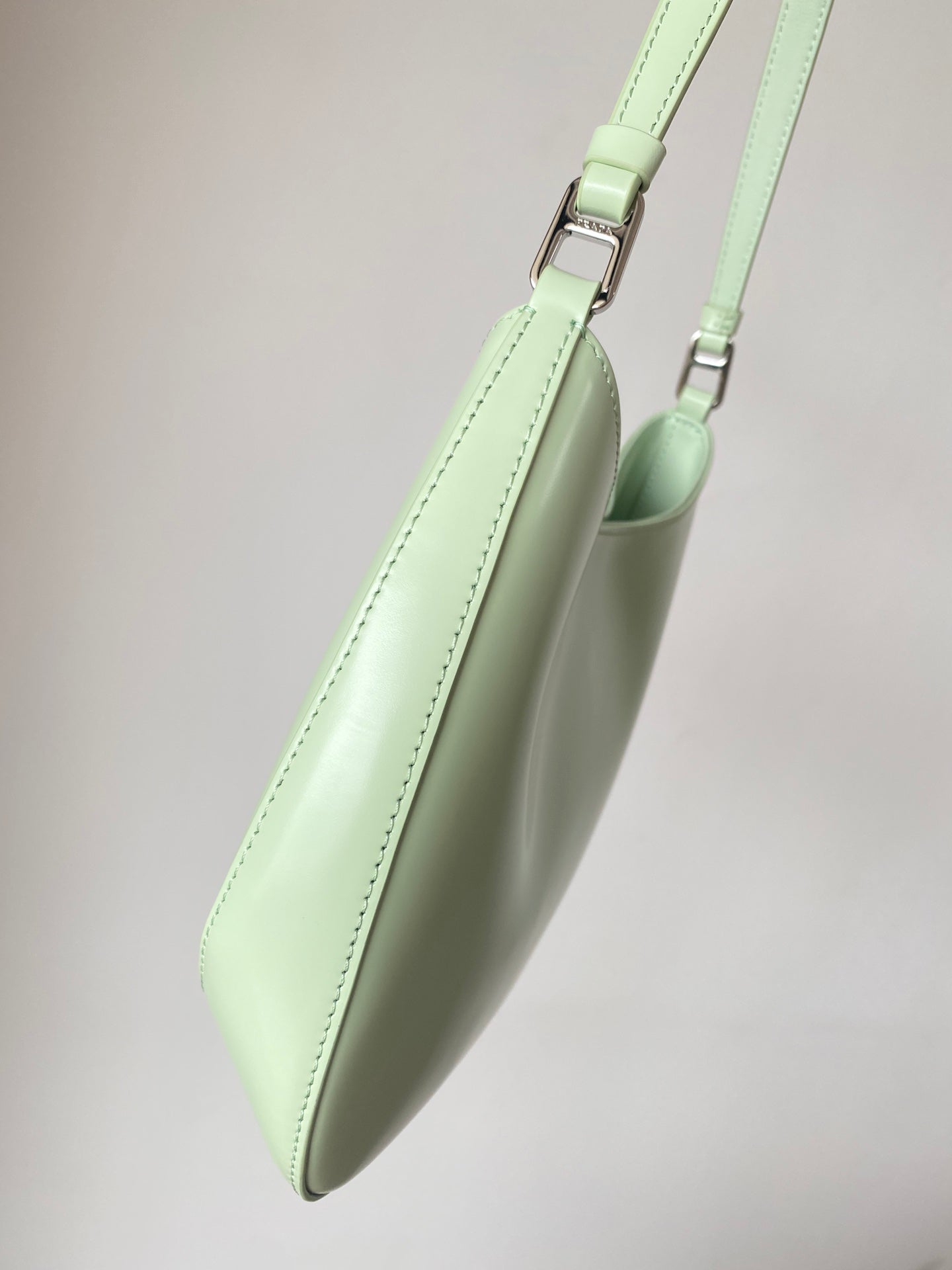 [TOP] PRADA Cleo Brushed Leather Bag - Aqua