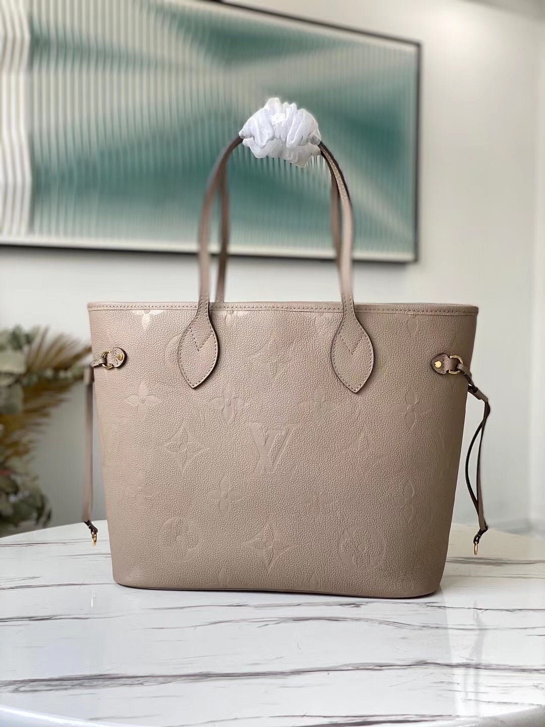 [TOP] Louis Vuitton LV L.V Neverfull MM Empreinte - Turtle Doves