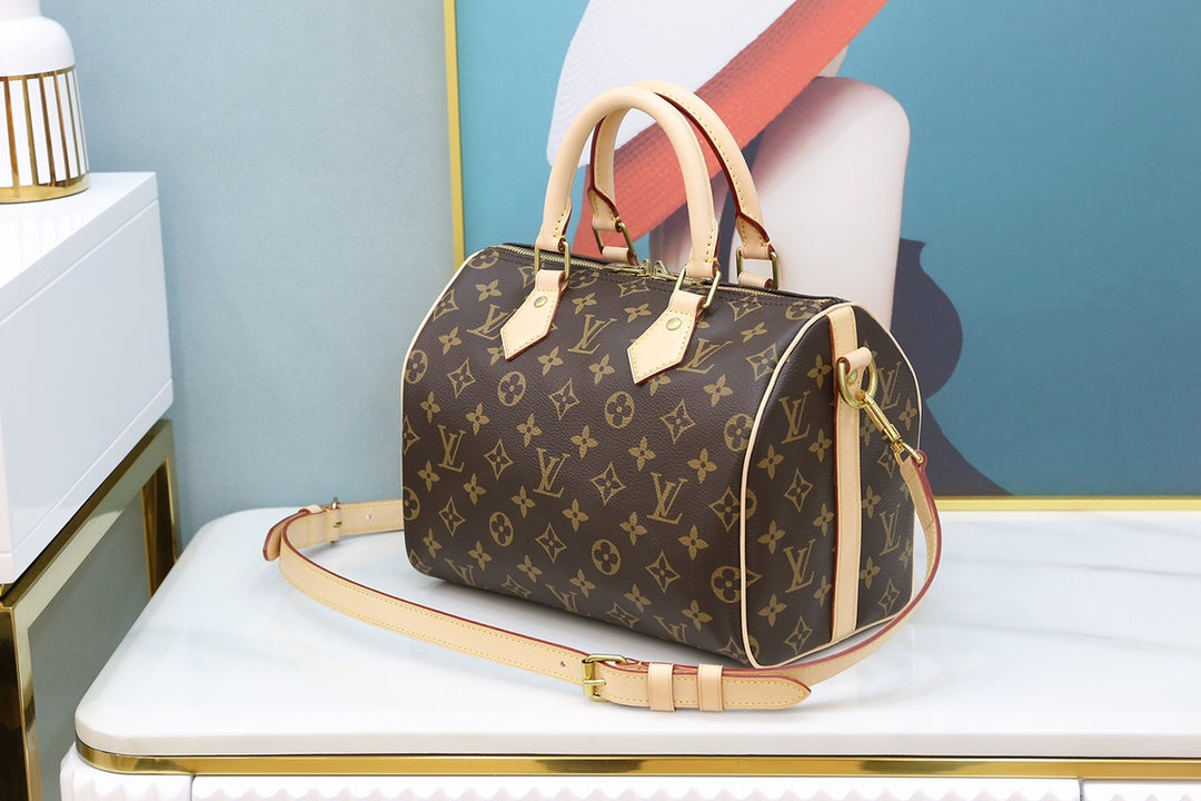 [TOP] Louis Vuitton LV L*V Speedy 25 Monogram Bag