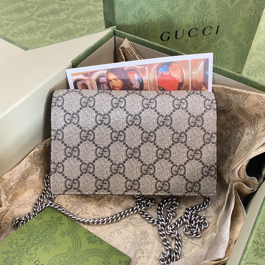 [TOP] GUCCI Dionysus Series Shoulder Bag 16.5x10x4cm/25×14×8cm/28×17×9cm-2 Colors