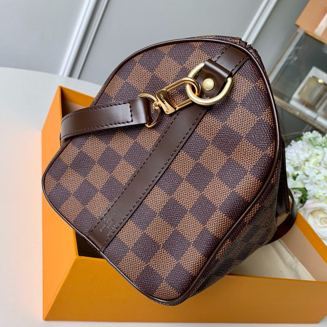 [TOP] Louis Vuitton LV L*V Speedy 25 Damier Ebene