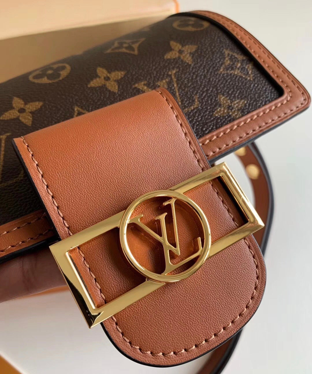 [TOP] Louis Vuitton LV  DAUPHINE Bag 3 Sizes-Brown